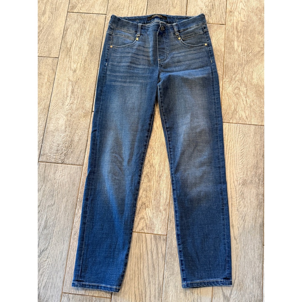 Liverpool The Slim‎ Jeans 4 27 Blue Arroyo Straight Leg LM2401CH1 Womens Denim